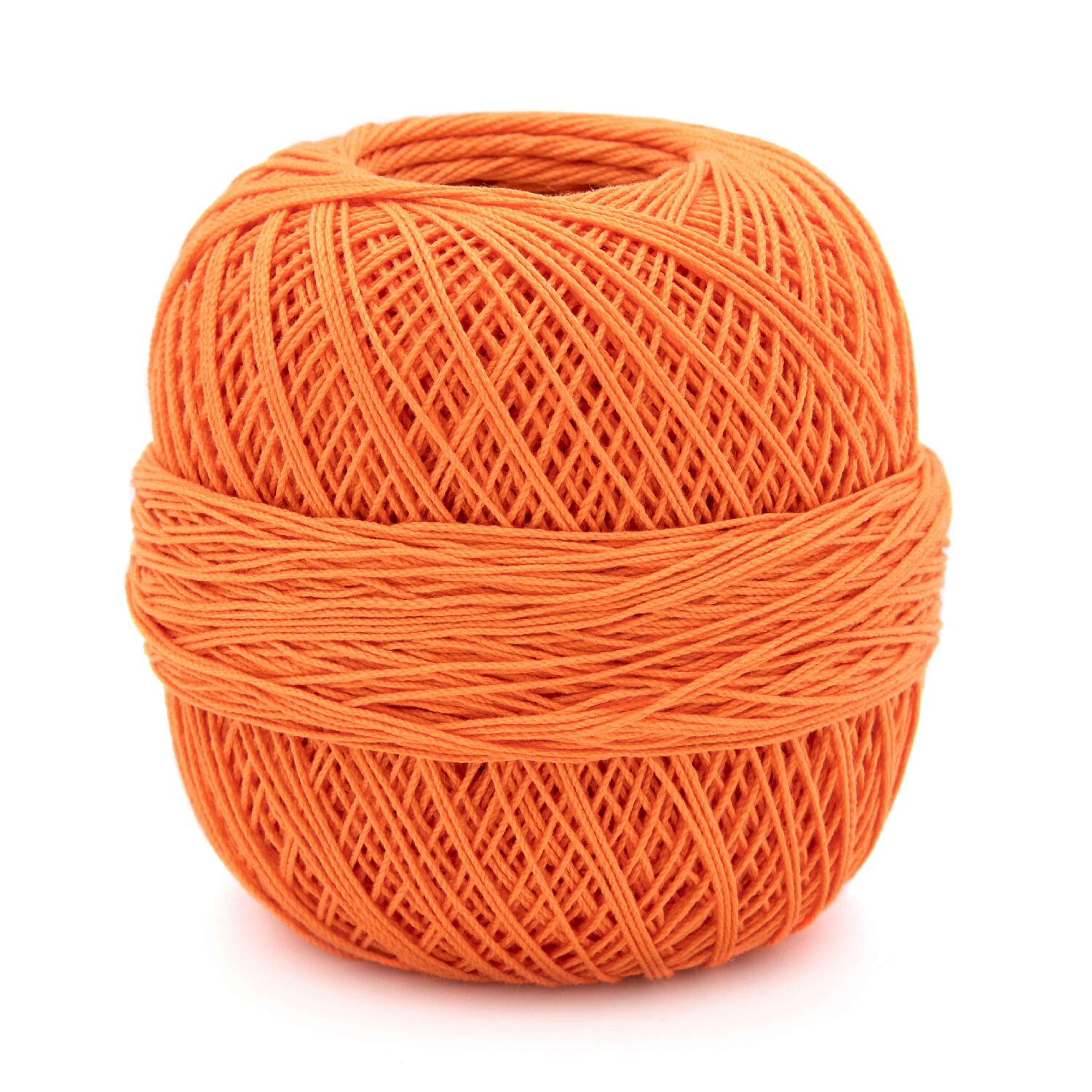 SALE H�kel-und Strickgarn 10, 100% Baumwolle, Oeko-Tex-Standard, 50g, 280m, Farbe 05, Orange