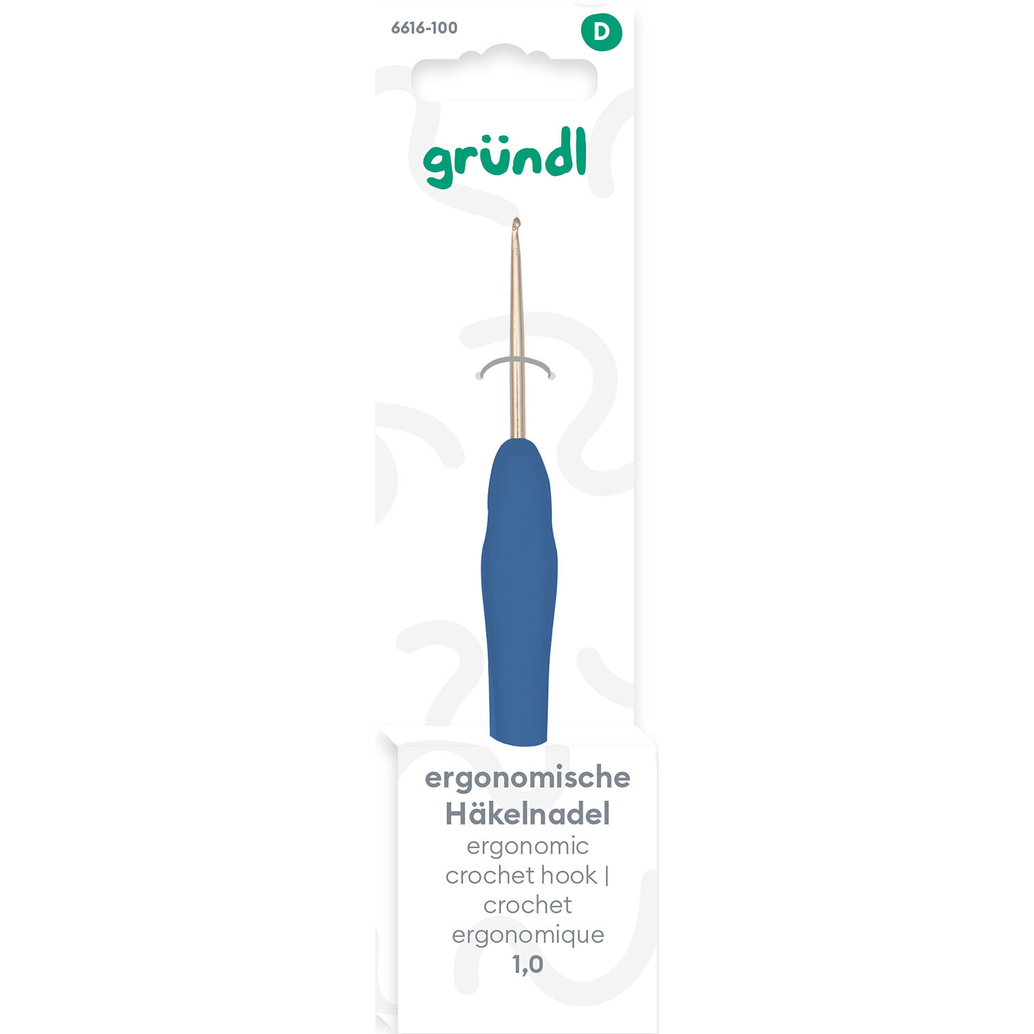 Ergonomische H�kelnadel 1,00 mm
