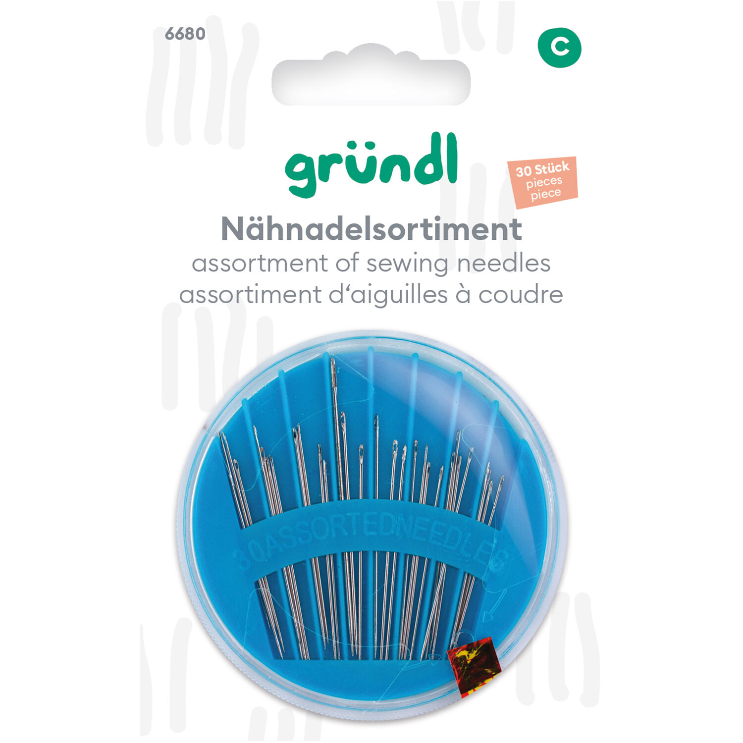 N�hnadelsortiment, 30 St�ck, sortiert