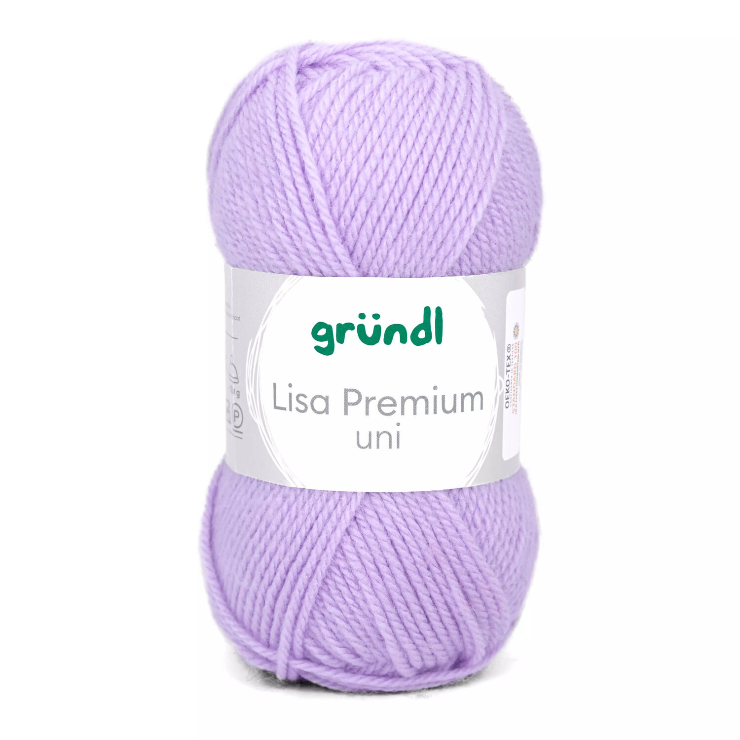 Strickgarn Lisa, 100% Polyacryl, Oeko-Tex Standard, 50g, 150m, Farbe 09, Zartflieder