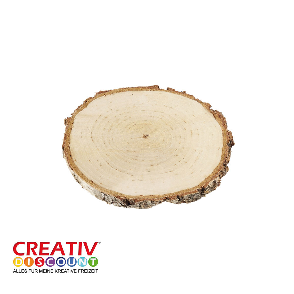 NEU Birkenholz-Scheibe, ca. 8-12cm, 4 St�ck im Beutel