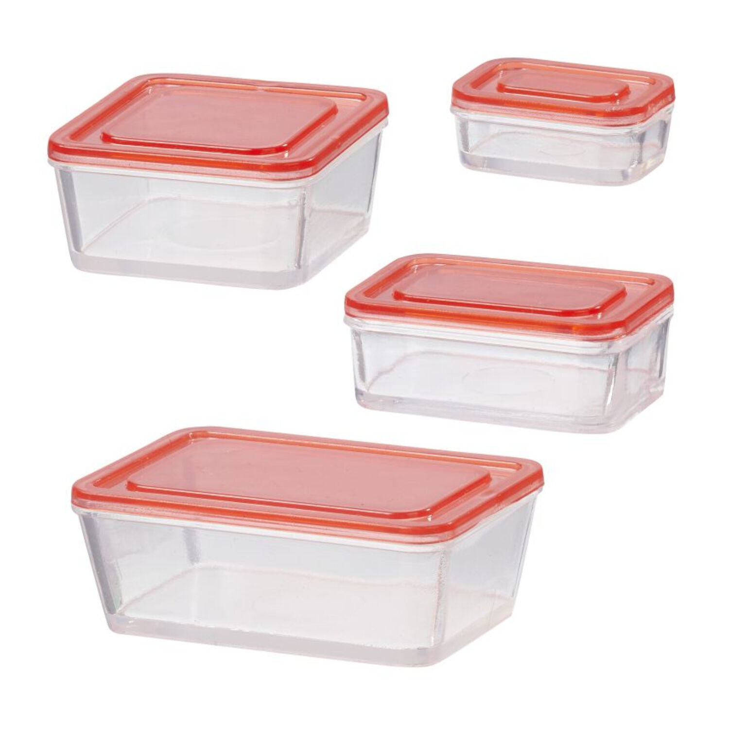 Miniatur Lunchbox-Set f�r Wichtel / Geldgeschenke, 4er-Set, ca. 1,7 - 3,6 cm