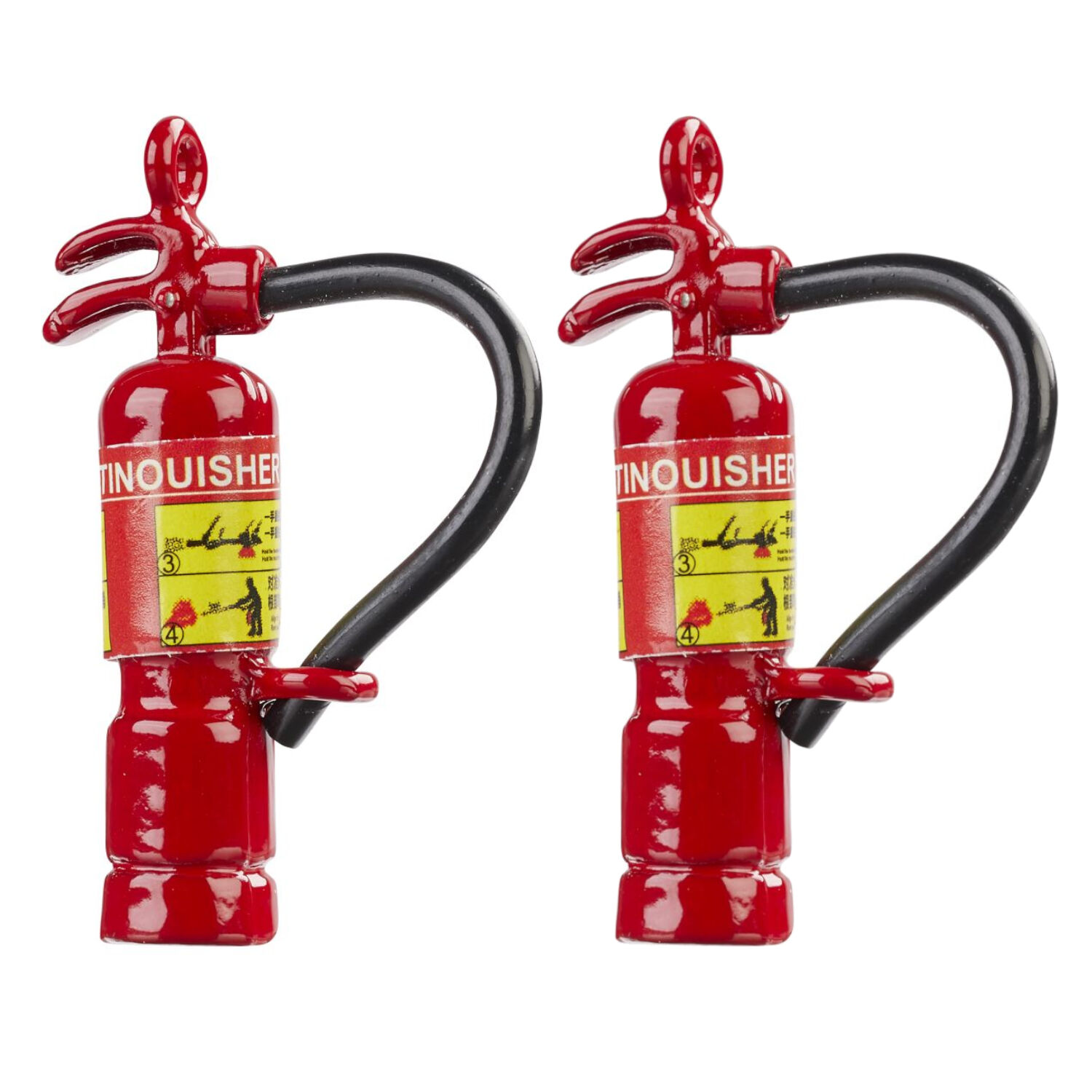 NEU Miniatur Feuerl�scher f�r Wichtel / Geldgeschenke, ca. 3,5 cm, 2 St�ck