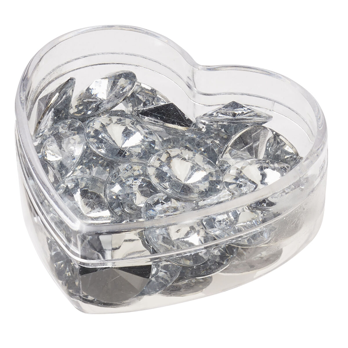 NEU Streu-Deko Diamantoptik, Gr��e 16 mm, Box mit 45 St�ck