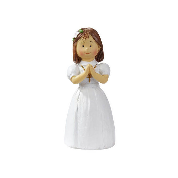 Kommunion/Konfirmation Figur M�dchen, 8,5 cm hoch