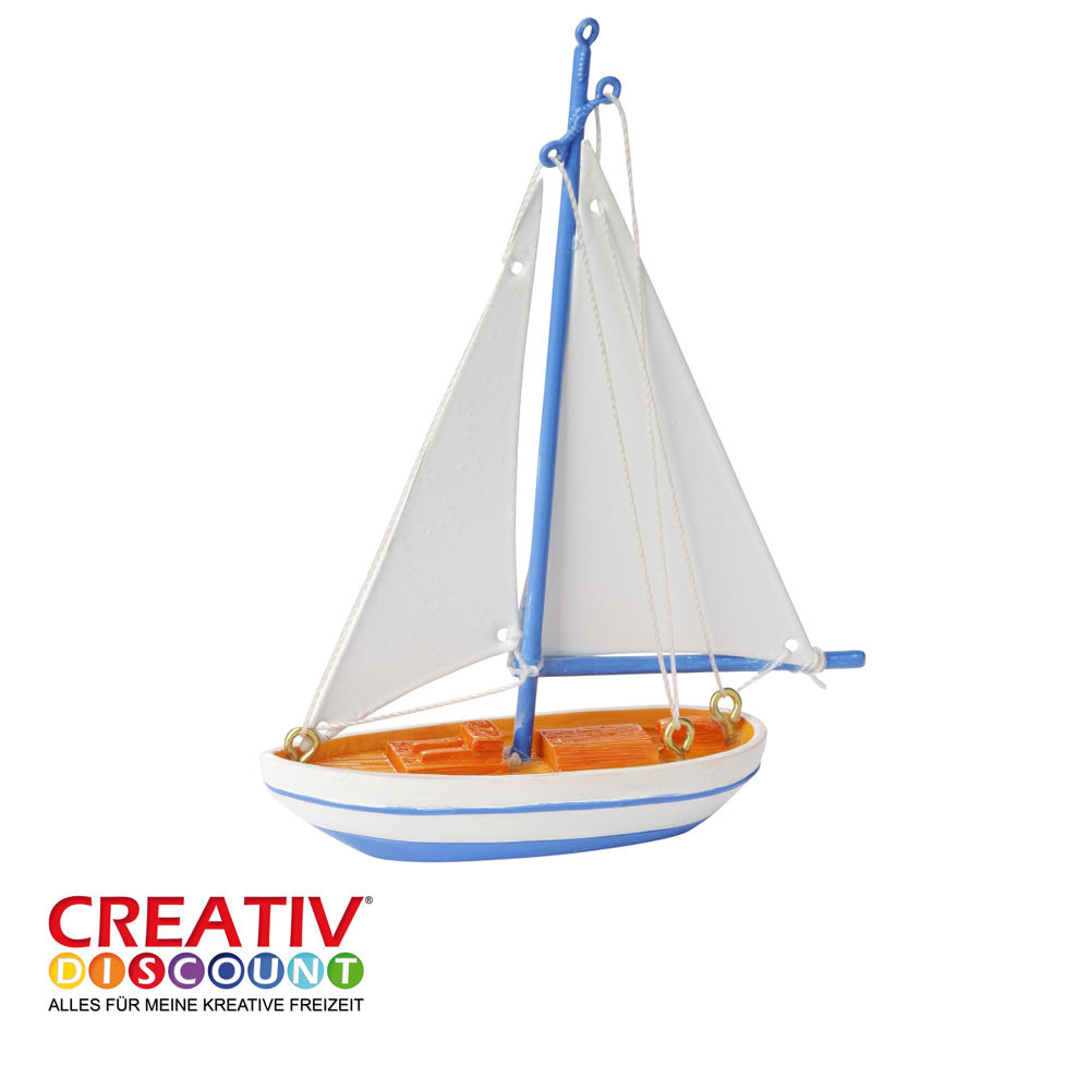 Miniatur- Segelboot, L�nge 7 x 11cm