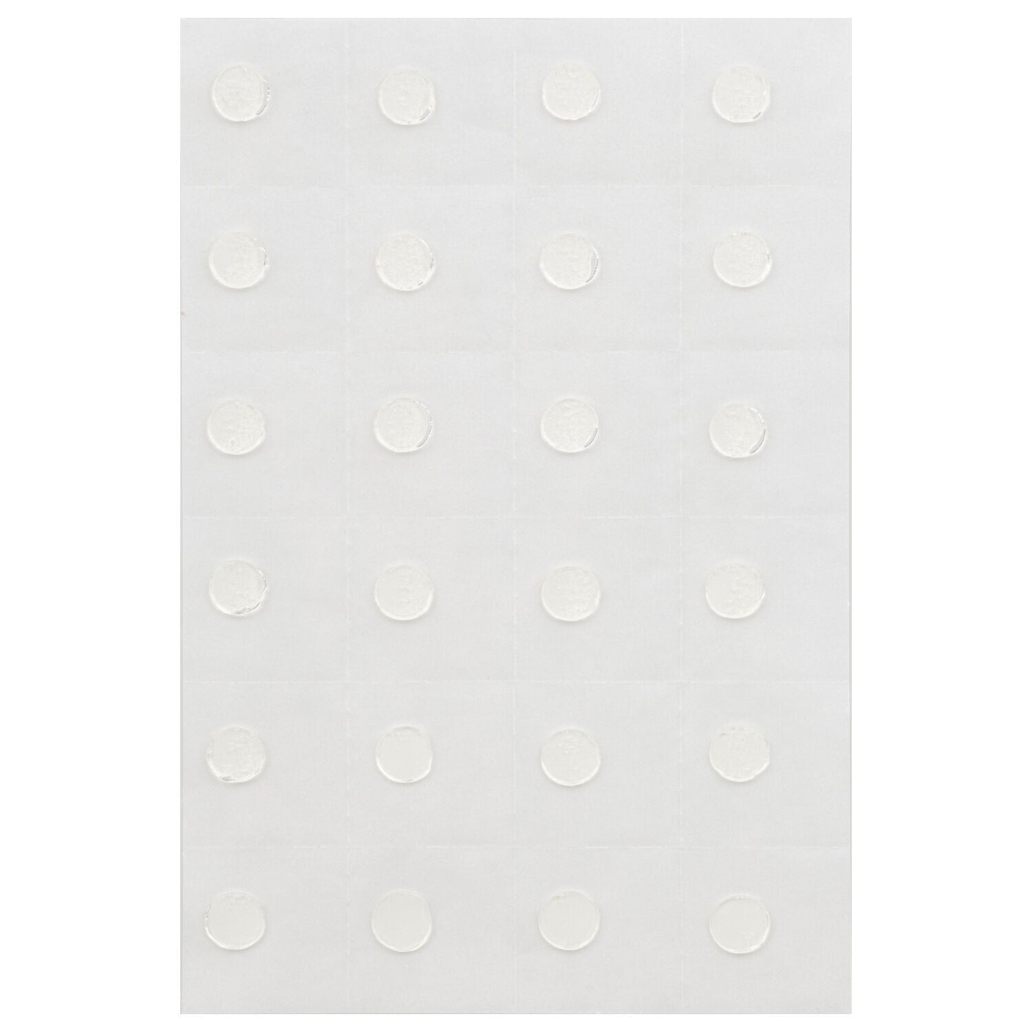 NEU Super-Klebepunkte, transparent, doppelseitig klebend, wieder abl�sbar, Gr��e 1cm, 48 St�ck