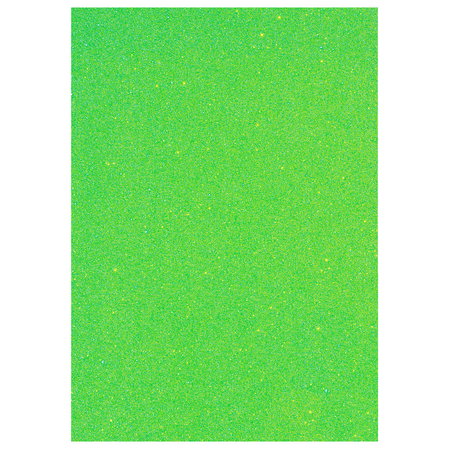 NEU Glitter-Karton, 200 g/qm, einseitig mit Glitzer, DIN A4, Neongr�n