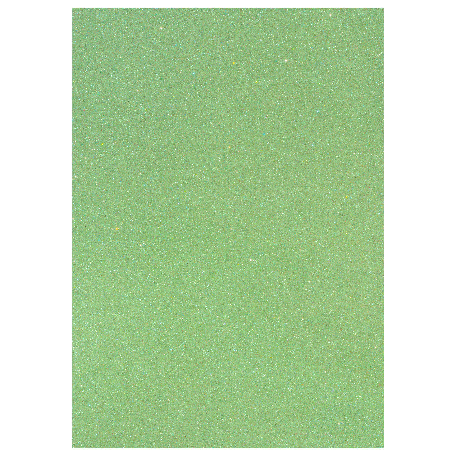 NEU Glitter-Karton, 200 g/qm, einseitig mit Glitzer, DIN A4, Hellgr�n Irisierend