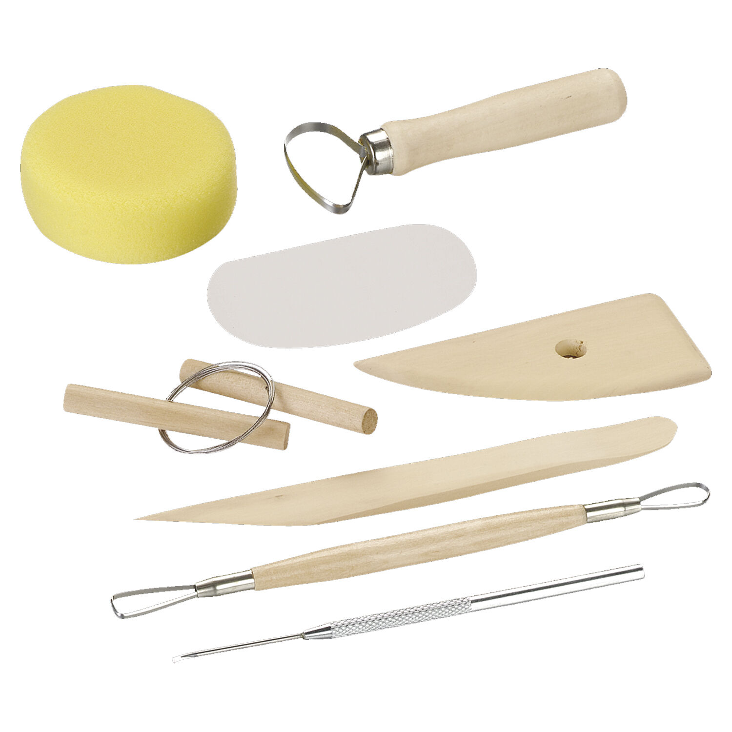 NEU Set Modellierwerkzeuge zum T�pfern, f�r Ton, Modelliermassen, 8-teilig