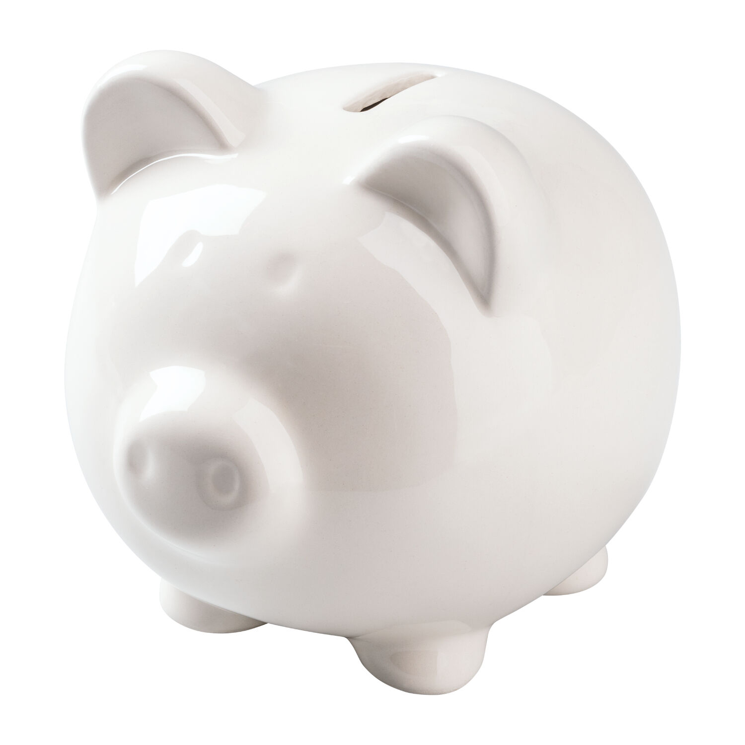 NEU Sparschwein aus Porzellan, 10,2 x 8,5 x 8,7 cm, 1 St�ck