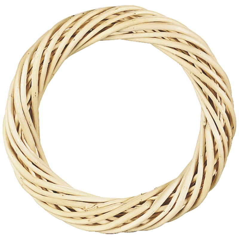 SALE Weidenkranz, gesch�lt, 16 cm