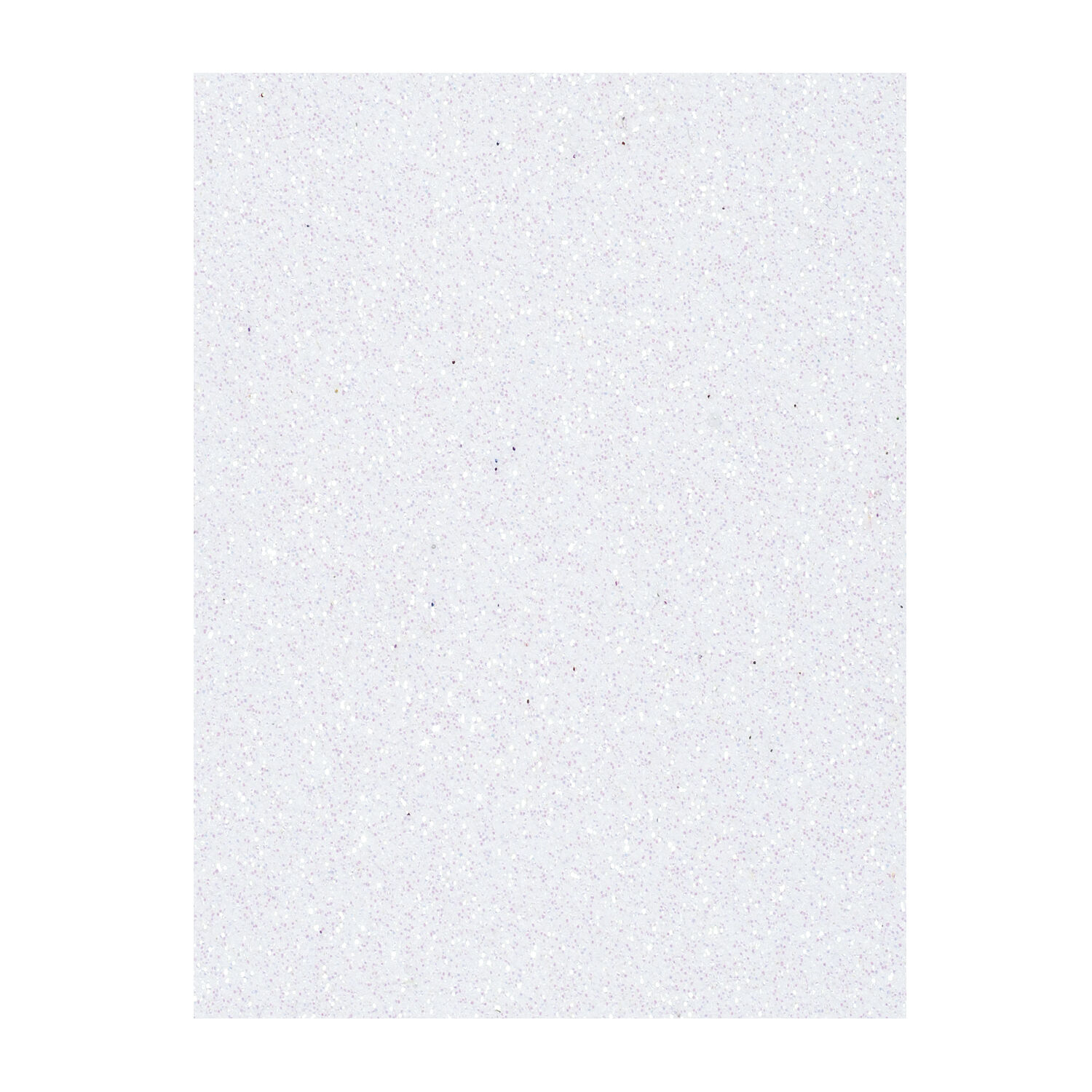 NEU Moosgummiplatte, Glitzer / Glitter, St�rke 2mm, Gr��e 20x30cm, wei�