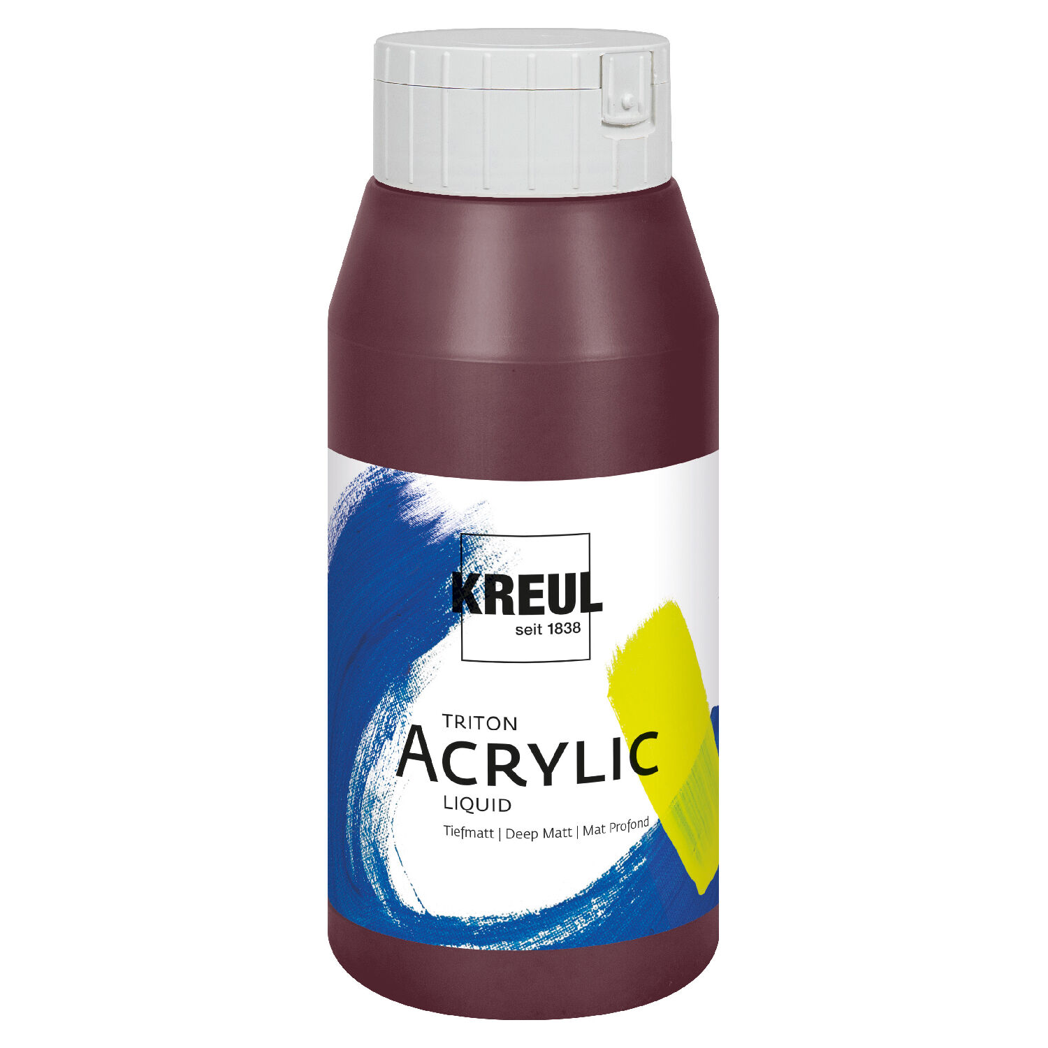 Kreul Triton Acrylfarbe, 750 ml, Bordeaux
