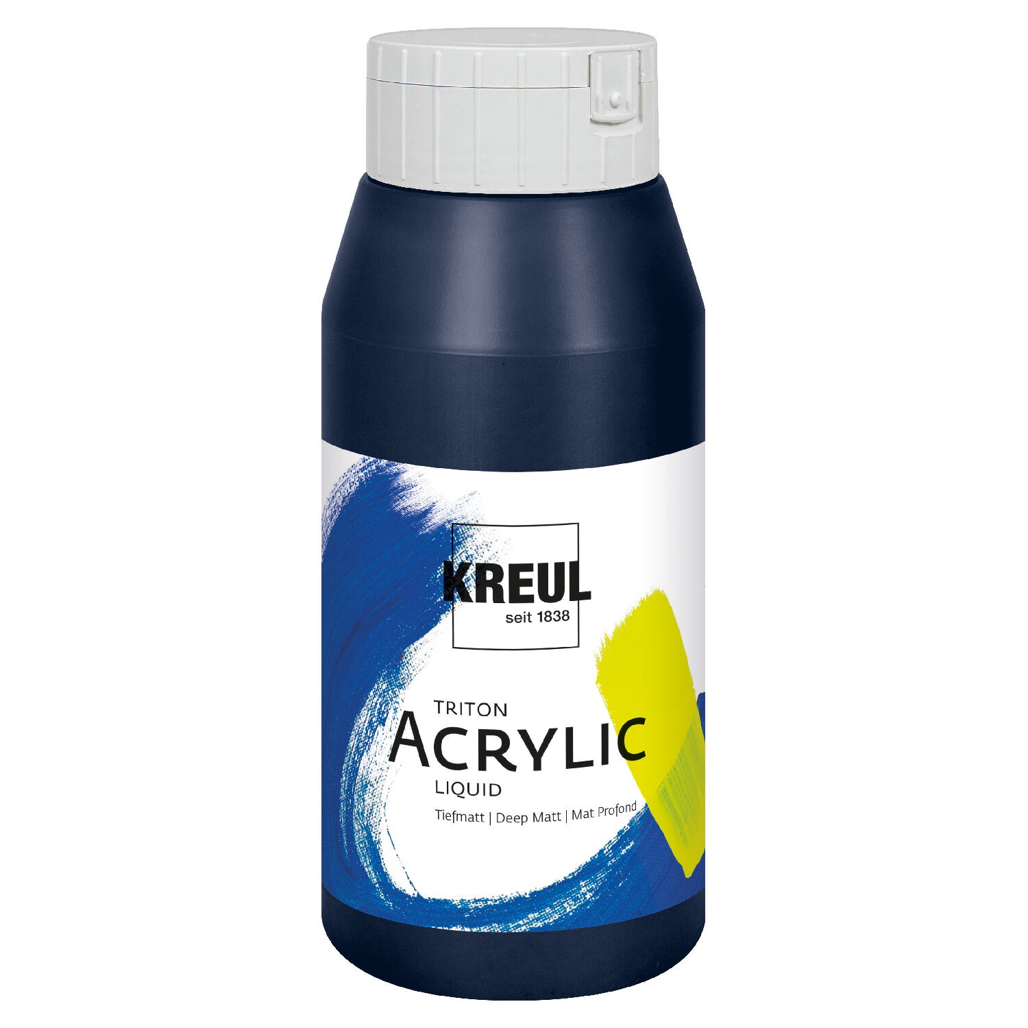 Kreul Triton Acrylfarbe, 750 ml, Dunkelblau / Nachtblau