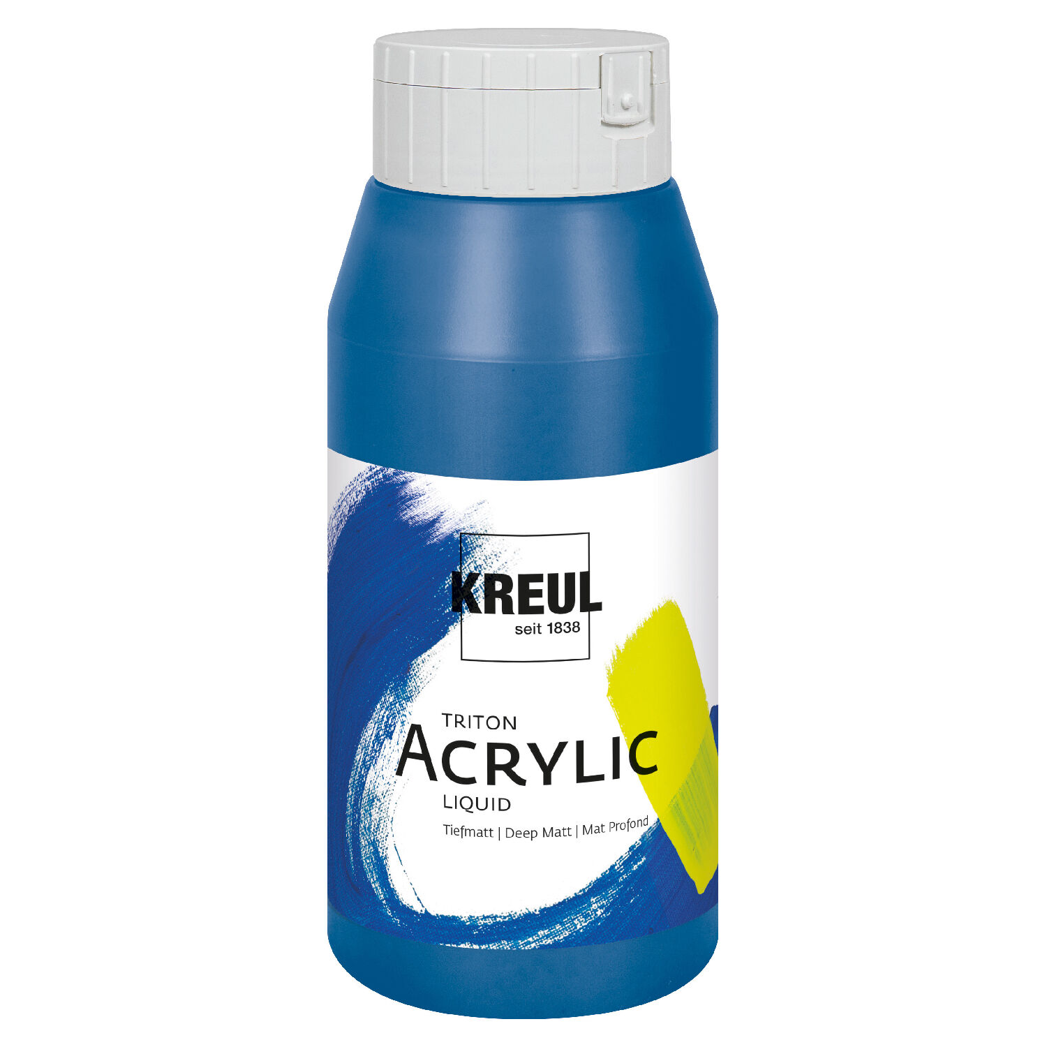 Kreul Triton Acrylfarbe, 750 ml, Prim�rblau