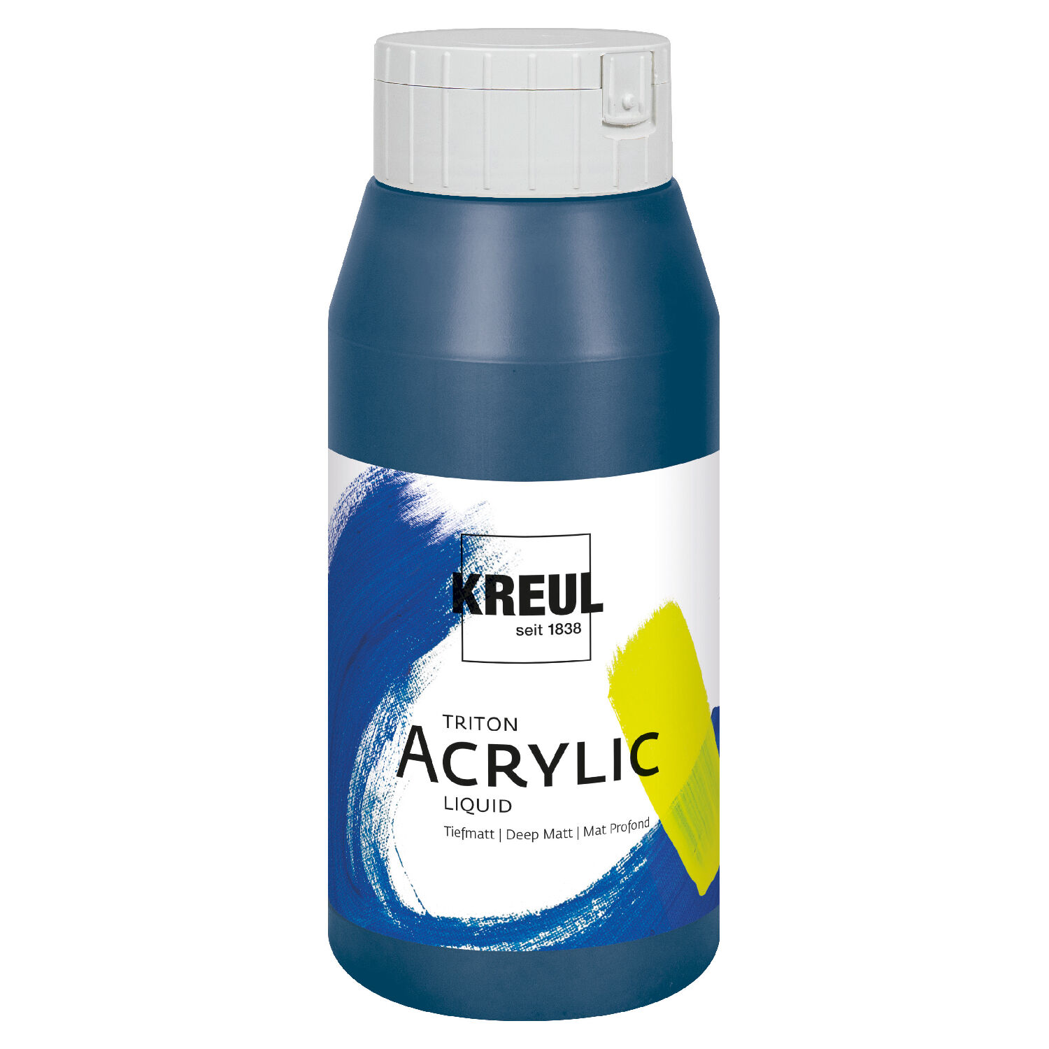 Kreul Triton Acrylfarbe, 750 ml, Coelinblau