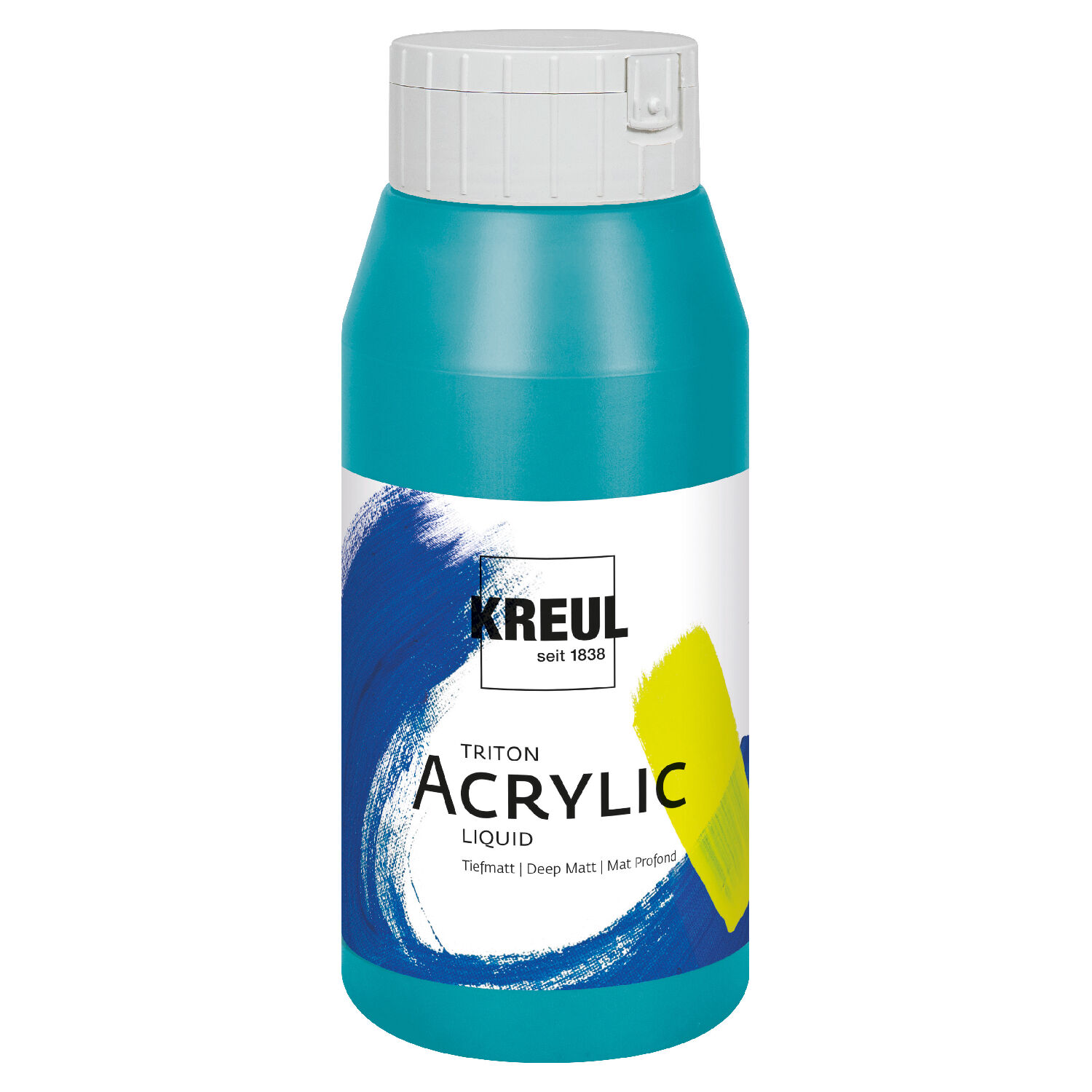 Kreul Triton Acrylfarbe, 750 ml, T�rkisblau