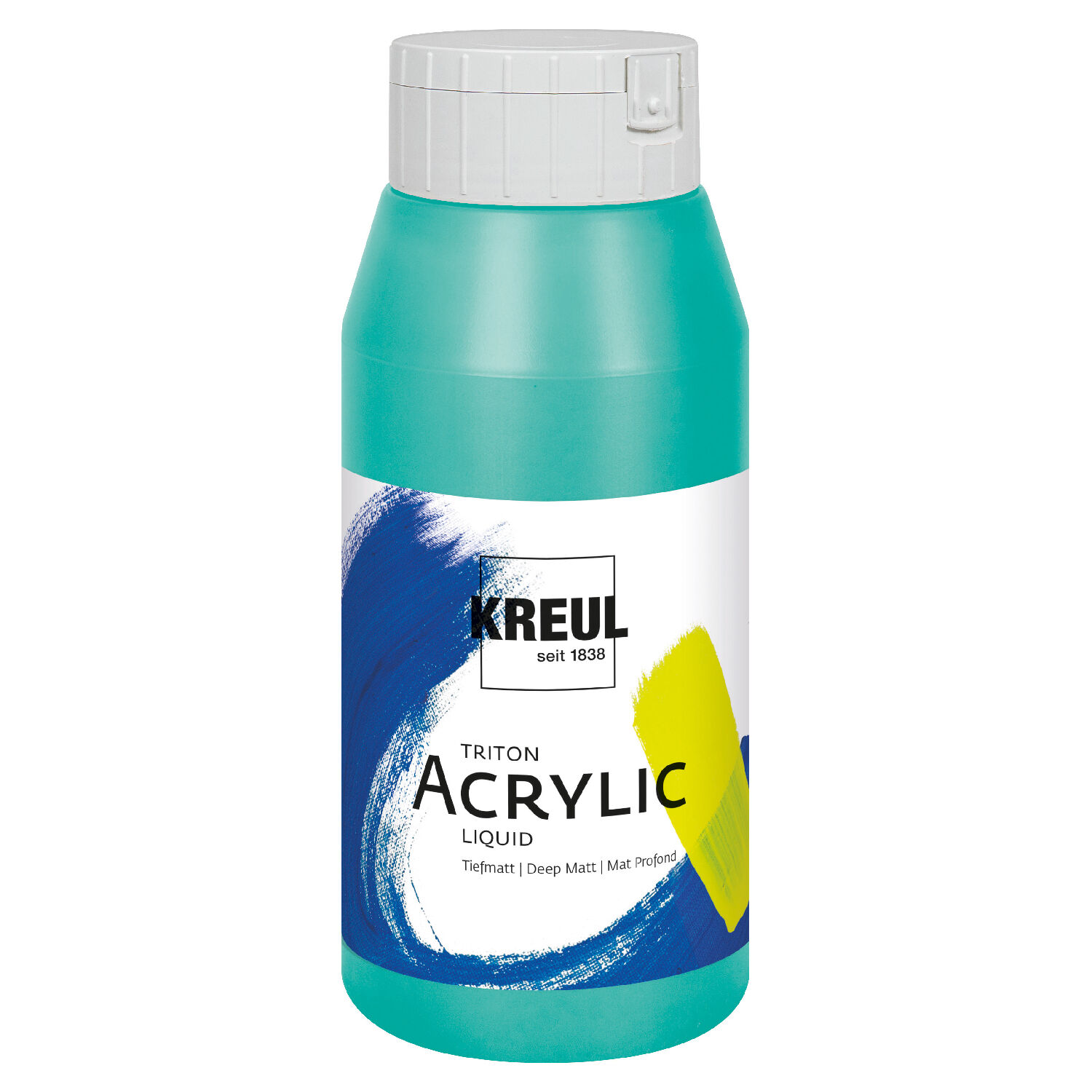 NEU Kreul Triton Acrylfarbe, 750 ml, Kobaltt�rkis