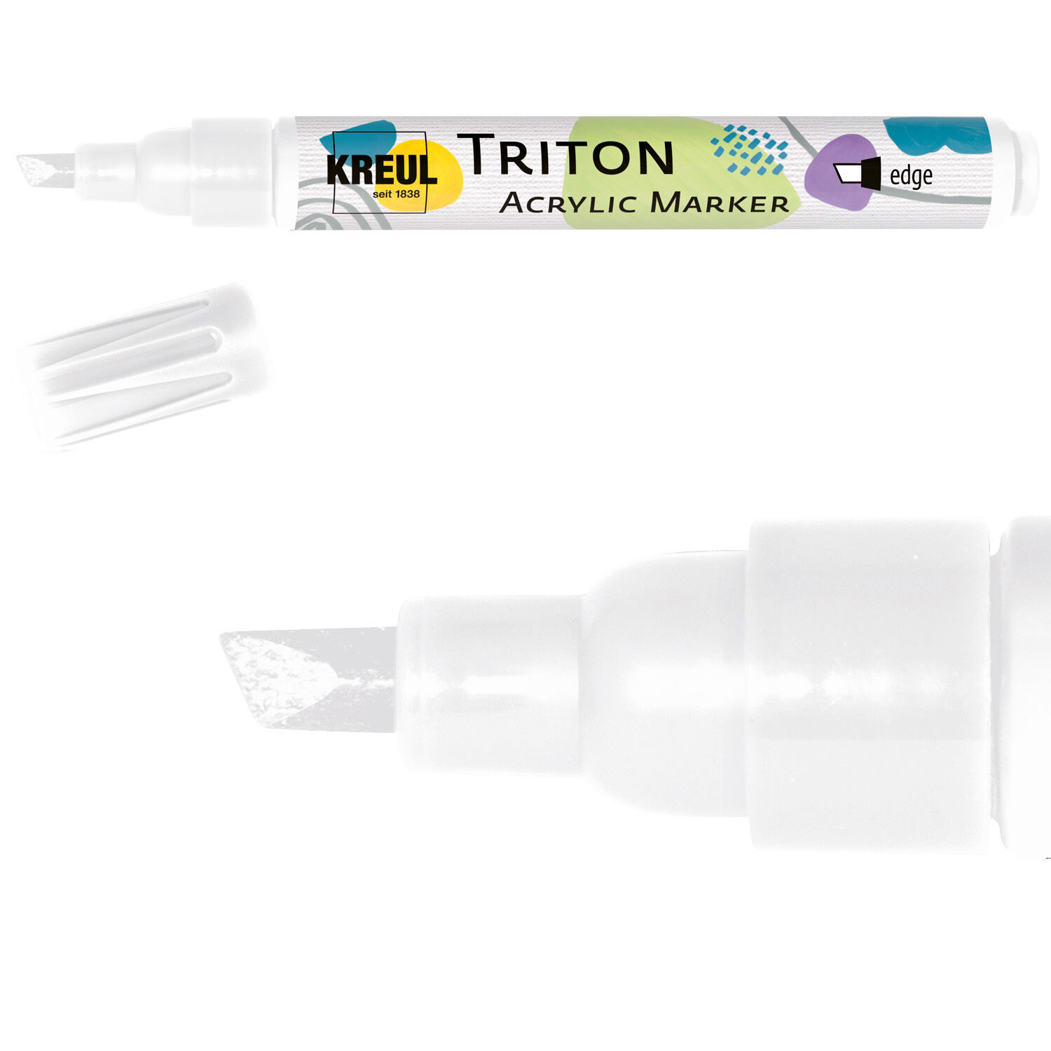 Triton Acrylic Paint Marker 1-4 mm, wei�
