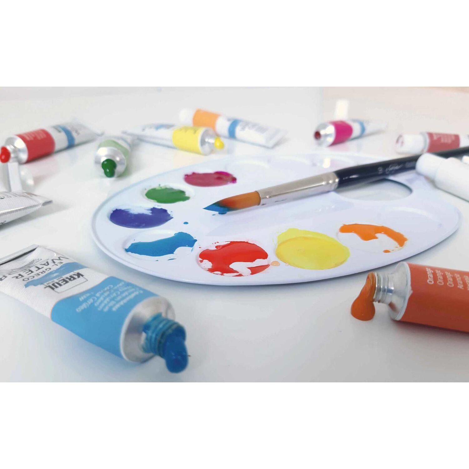 KREUL El Greco Aquarellfarben Set, 12 x 12 ml Tuben Bild 3