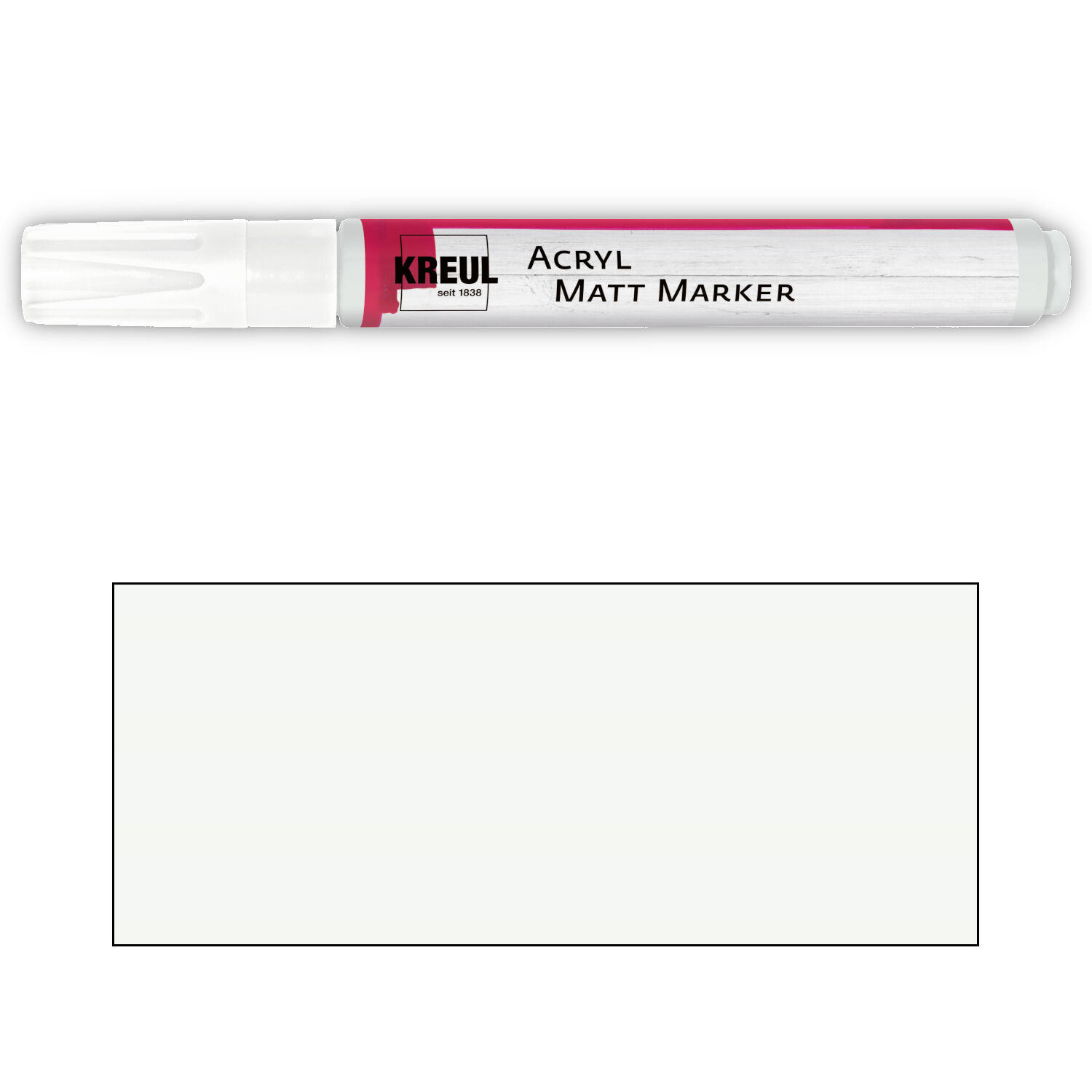 Kreul Acryl Marker Matt Medium 2-4mm Wei�