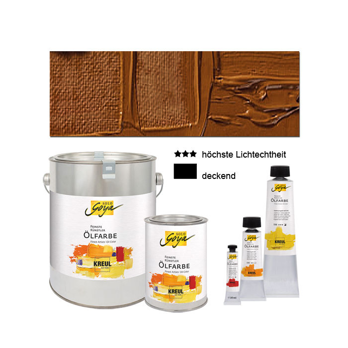 SALE Solo Goya K�nstler �lfarbe Dunkler Ocker 55ml