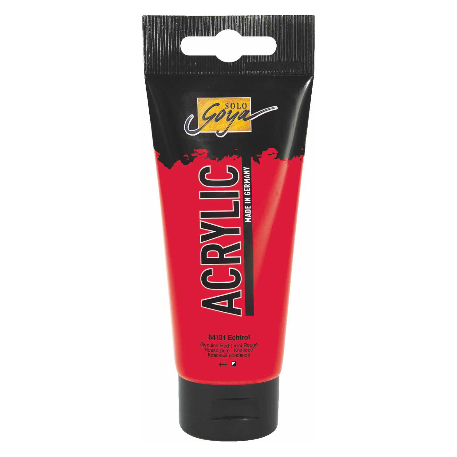 Kreul Solo Goya Acrylic Acrylfarbe, 100 ml, Echtrot