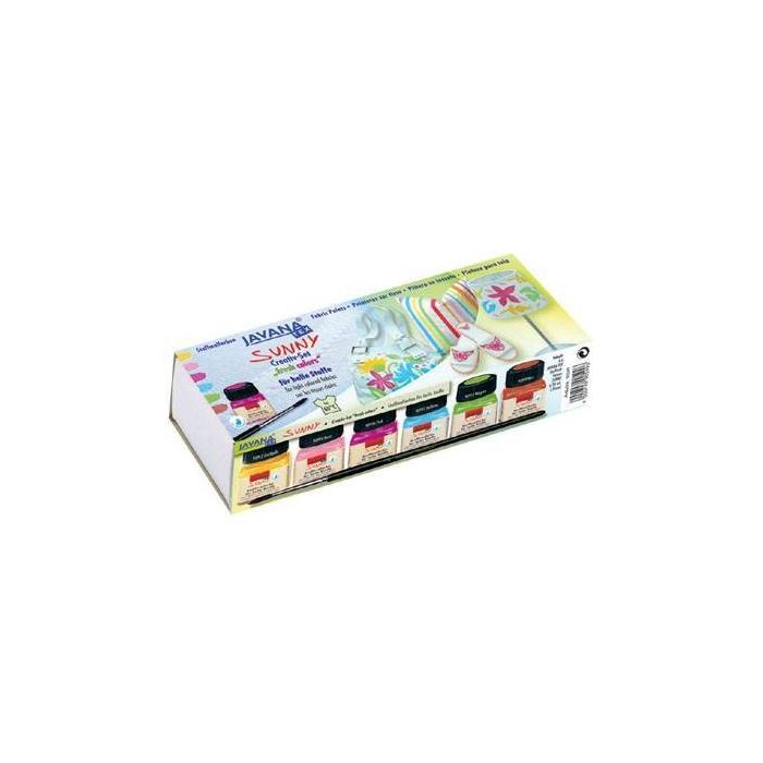Javana Tex Set Sunny Fresh Colors, 6 Gl�ser � 20ml