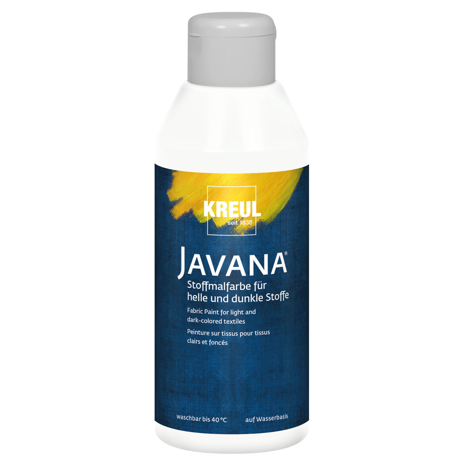 JAVANA Stoffmalfarbe Opak Wei� 250 ml
