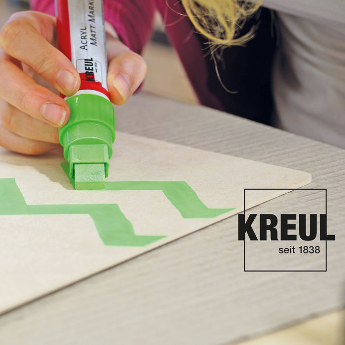 Kreul Acryl Marker Matt Medium 2-4mm Wei� Bild 2