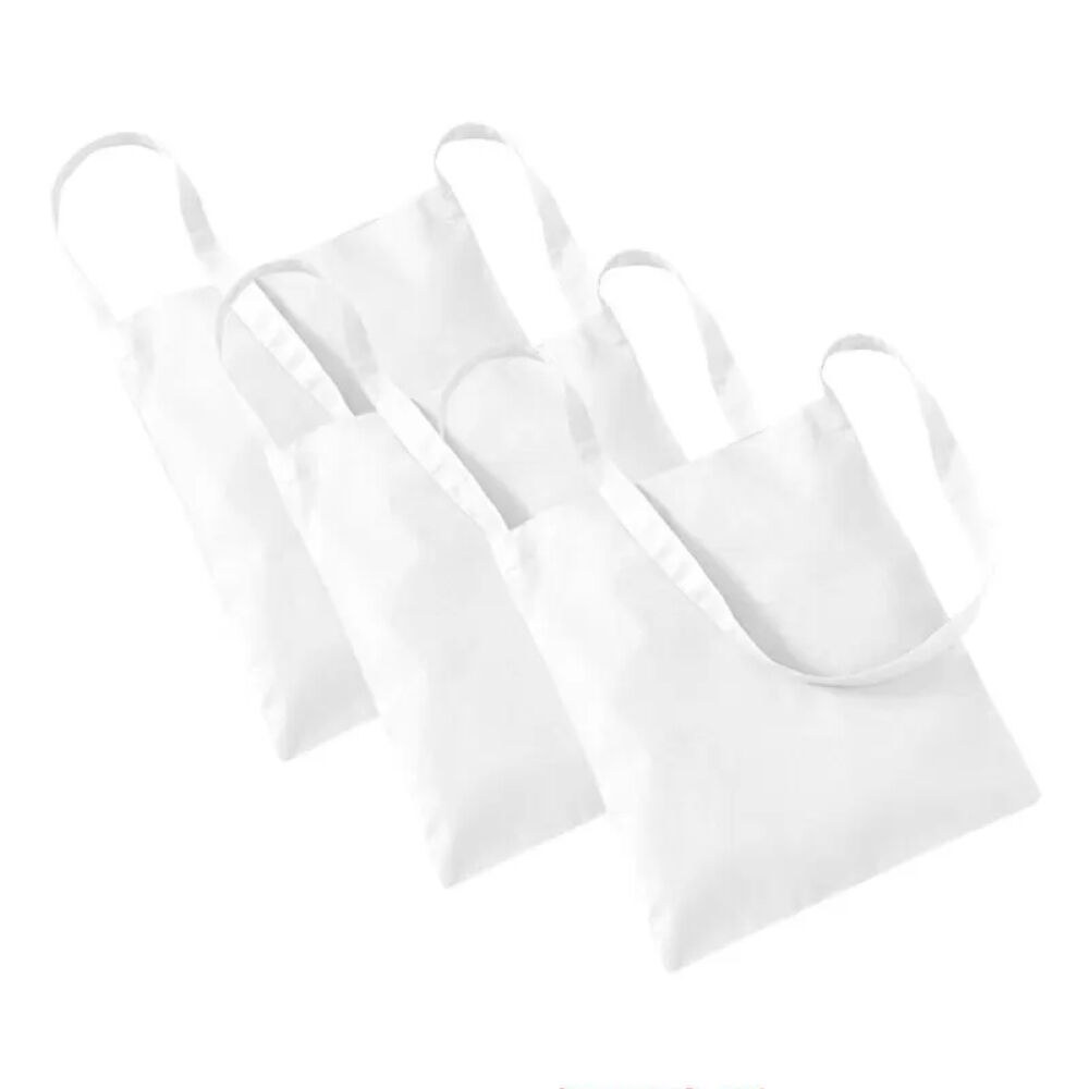 Sparpack Baumwolltasche / Wurfbeutel 34x40cm Wei� 12 St.