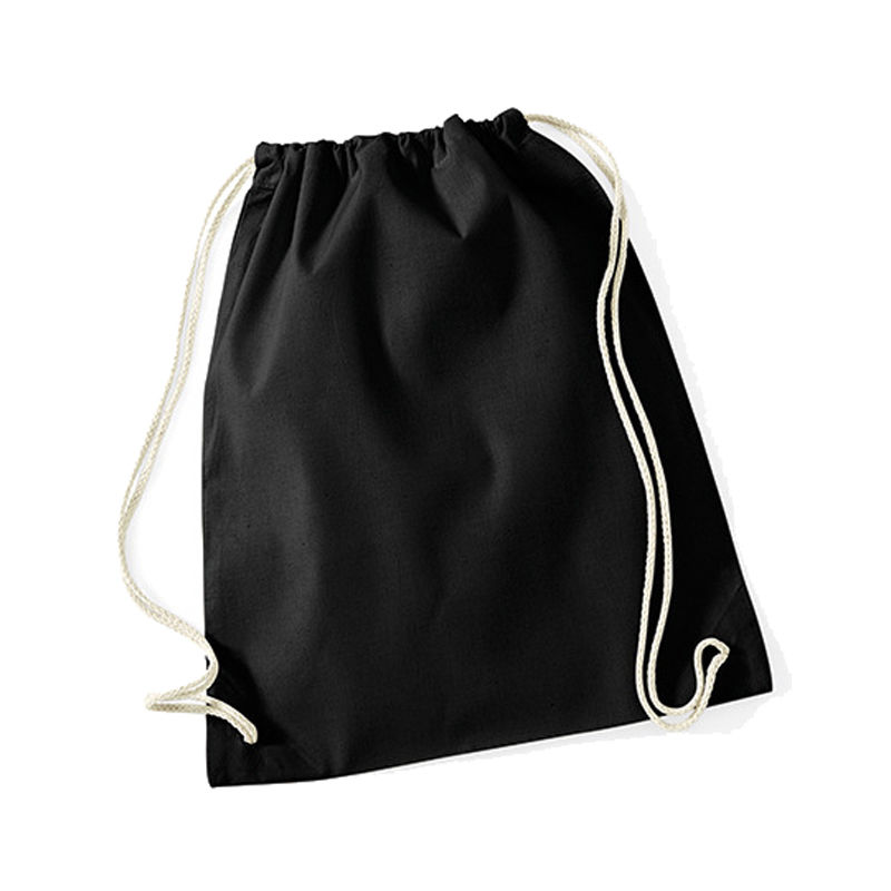 Sport-Beutel 37x46 cm, Schwarz