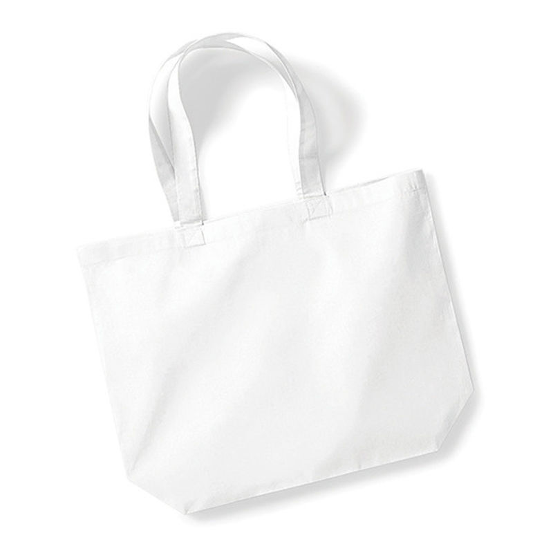 Baumwolltasche Maxi, 35x39x13,5 cm, Wei�