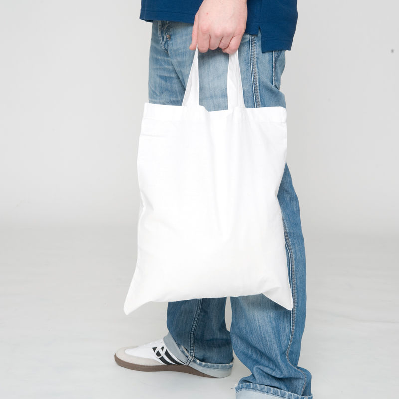 Baumwolltasche 38x42 cm, Naturfarben Bild 2