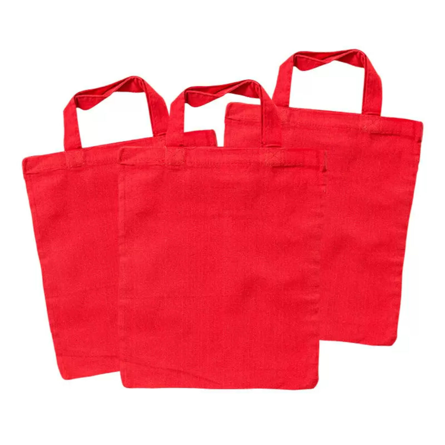 Sparpack, Baumwolltasche Rot, 60 St�ck