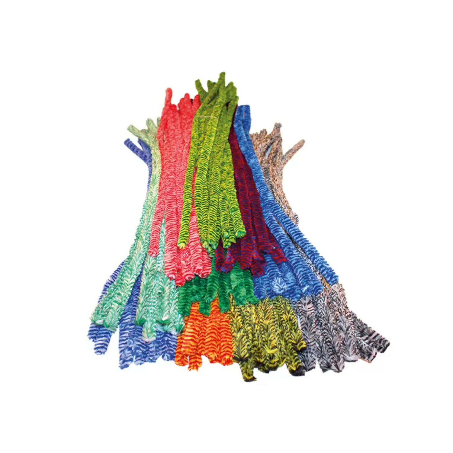 Pack Chenilledraht / Pfeifenputzer / Biegepl�sch,14mm x 50cm, 100 St. meliert Bild 2