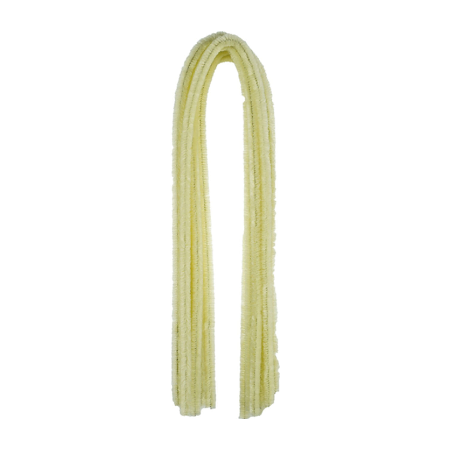 Chenilledraht / Pfeifenputzer / Biegepl�sch, 8mm x 50cm, 10 Stk., Charmoise