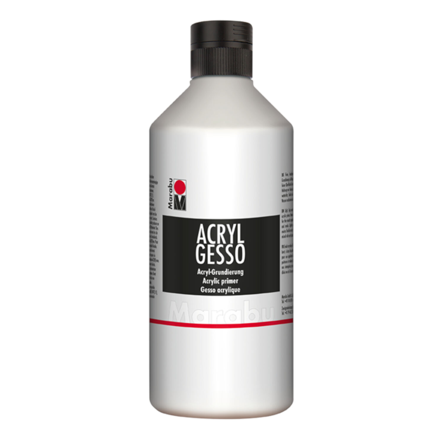 NEU Marabu Acryl Gesso Grundierung, Wei�, 500 ml