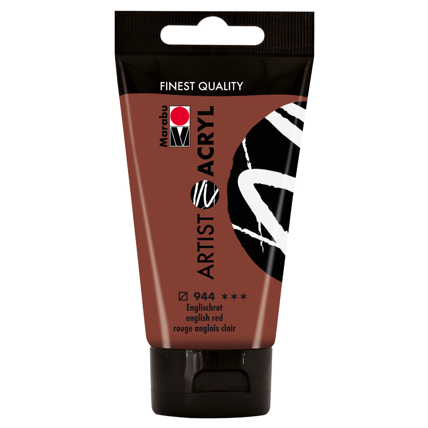 Marabu Artist Acryl, Tube 75 ml, Englischrot
