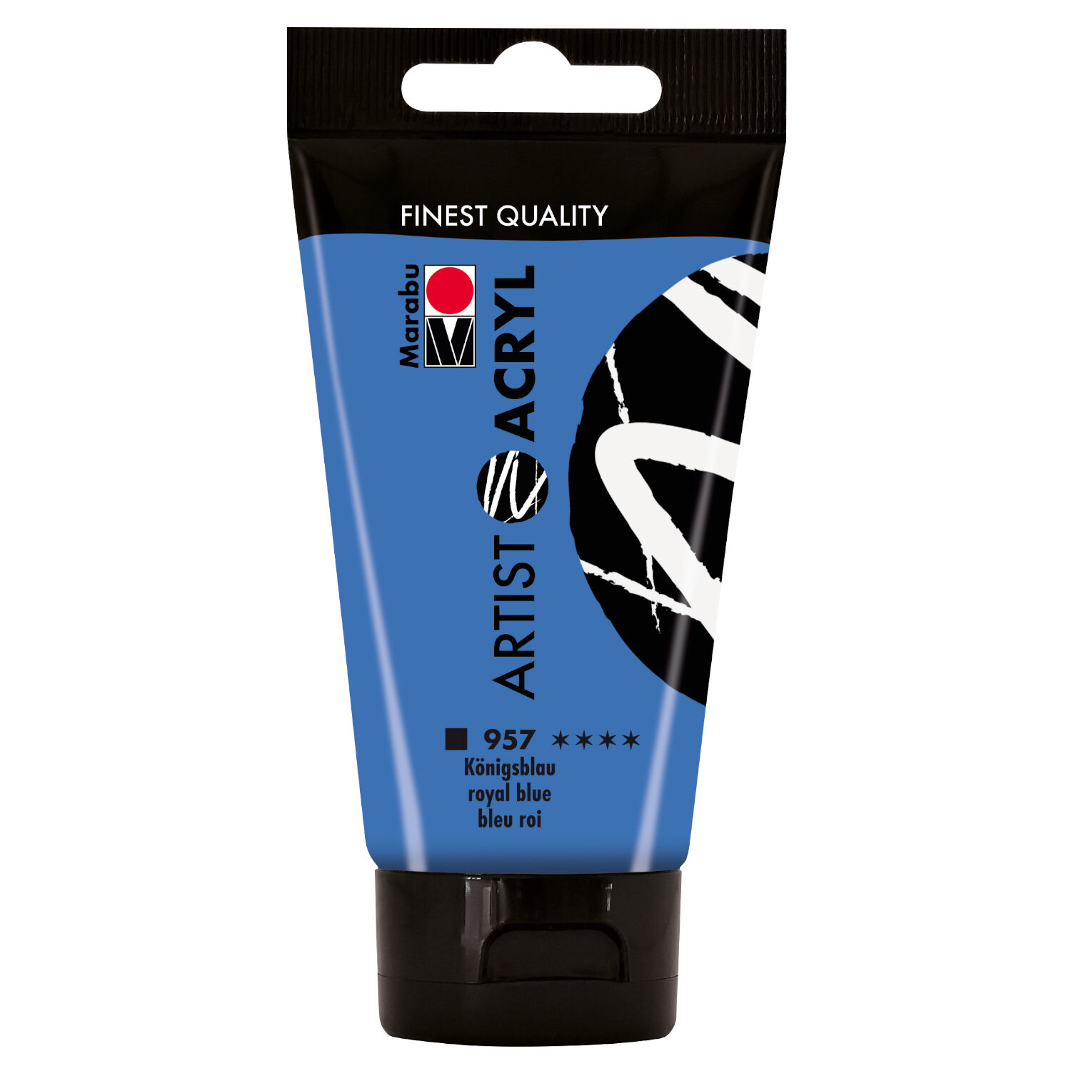 Marabu Artist Acryl, Tube 75 ml, K�nigsblau