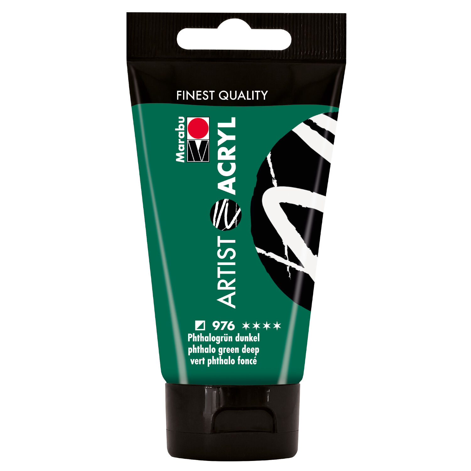 Marabu Artist Acryl, Tube 75 ml, Phthalogr�n dunkel