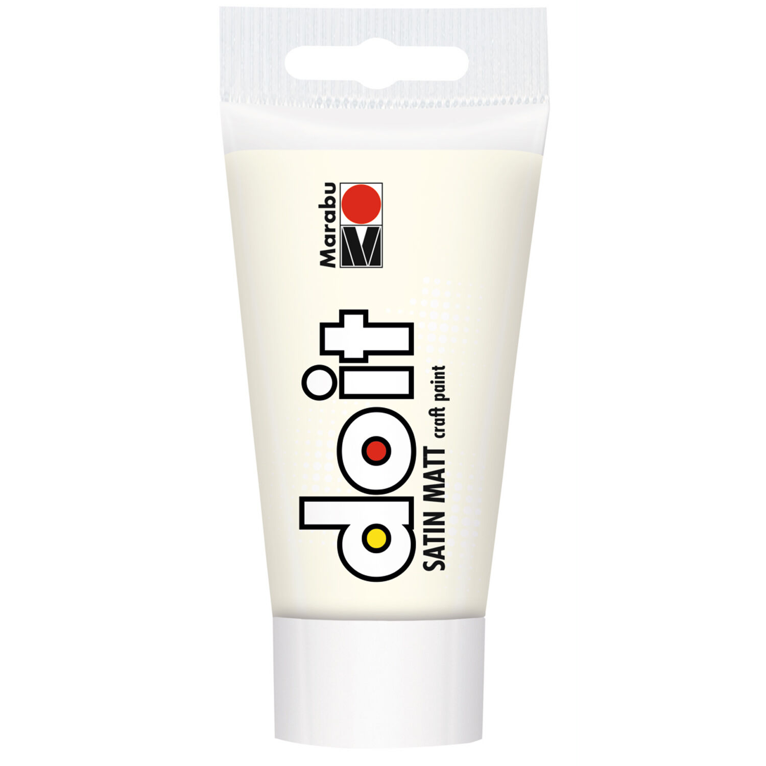 NEU Marabu DO IT craft paint / Acrylfarbe seidenmatt, 75 ml, Wei�