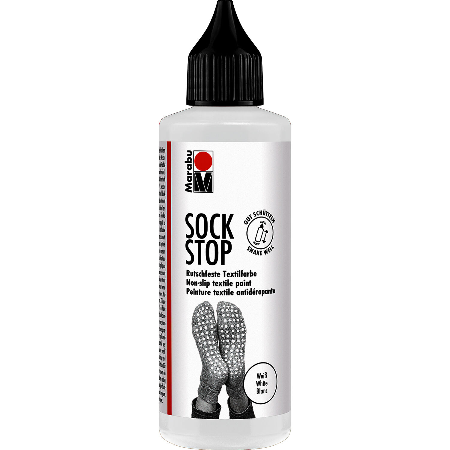NEU Marabu Sockenstop / Sock Stop, 90 ml, Wei�
