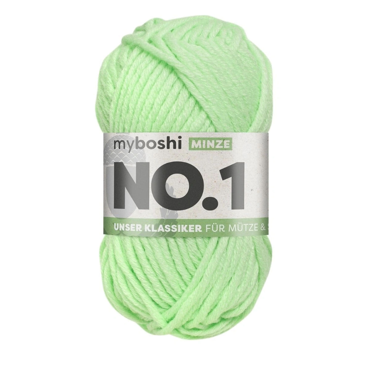 myboshi No. 1 Strick- und H�kelgarn, 50g, Minze