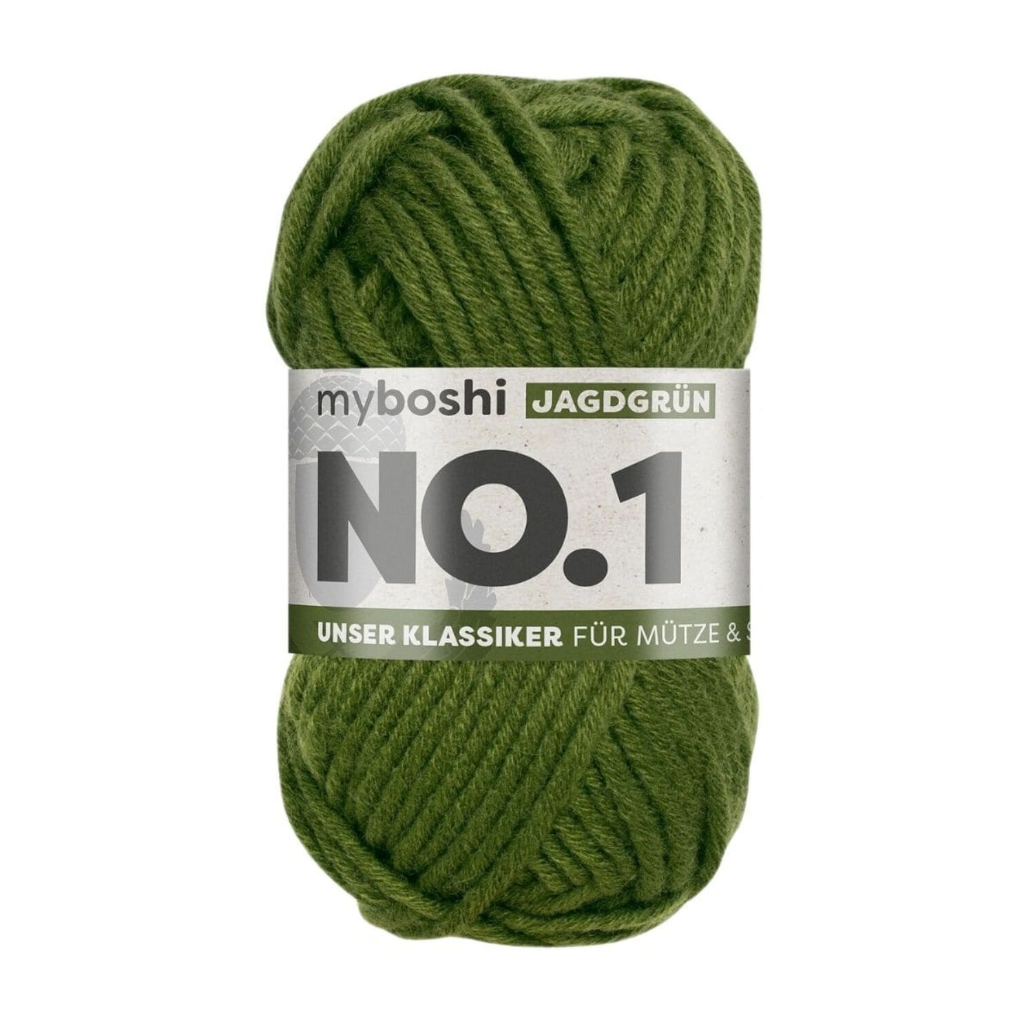 myboshi No. 1 Strick- und H�kelgarn, 50g, Jagdgr�n