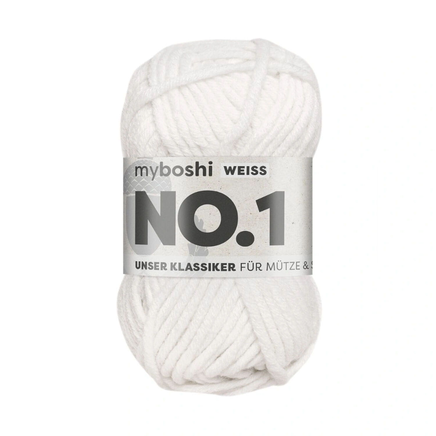myboshi No. 1 Strick- und H�kelgarn, 50g, Wei�