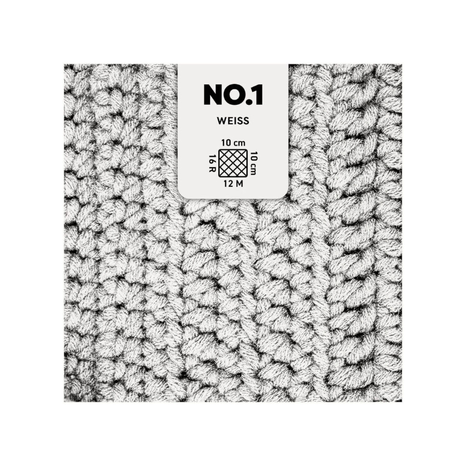 myboshi No. 1 Strick- und H�kelgarn, 50g, Wei� Bild 2