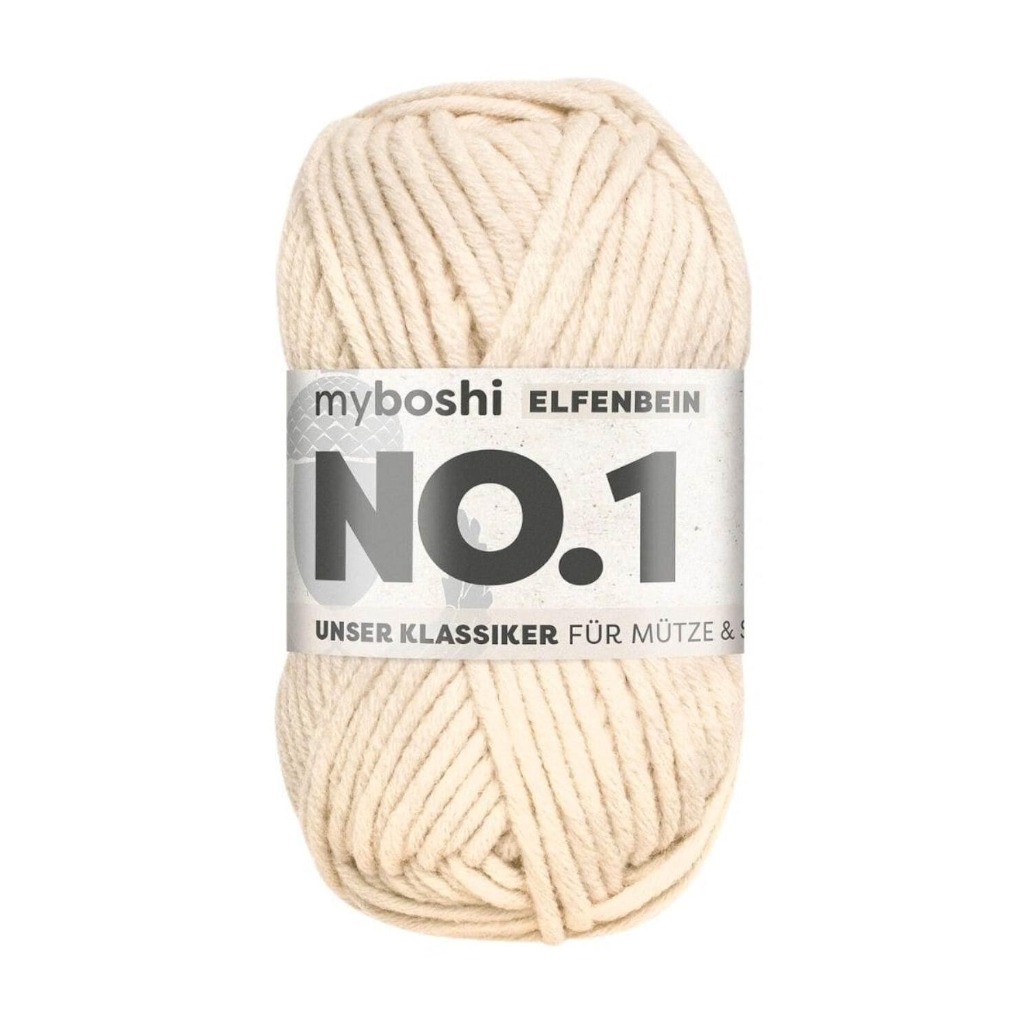 myboshi No. 1 Strick- und H�kelgarn, 50g, Elfenbein