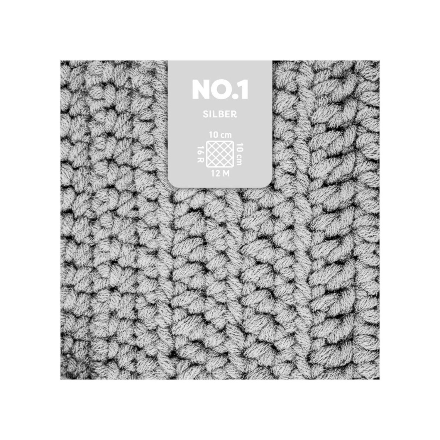 myboshi No. 1 Strick- und H�kelgarn, 50g, Silber Bild 2